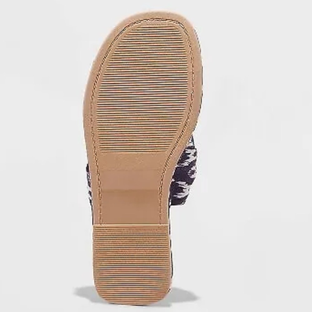 Universal Thread Women's Blue Chi Slide Sandals NWT & NWOT - Picture 3 of 4